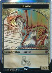 Dragon Token (Gold) - Foil