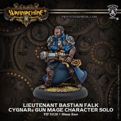 PIP31128 WRM Cygnar Lieutenant Bastian Falk Blister