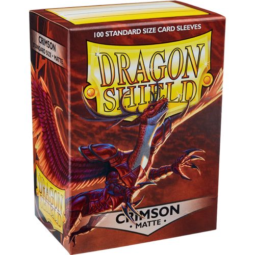 Dragon Shield Box of 100 Matte Crimson 11021