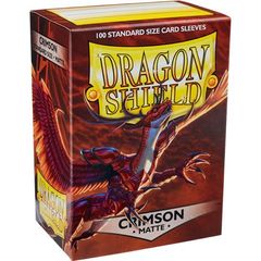 Dragon Shield Matte Sleeves - Crimson - 100ct