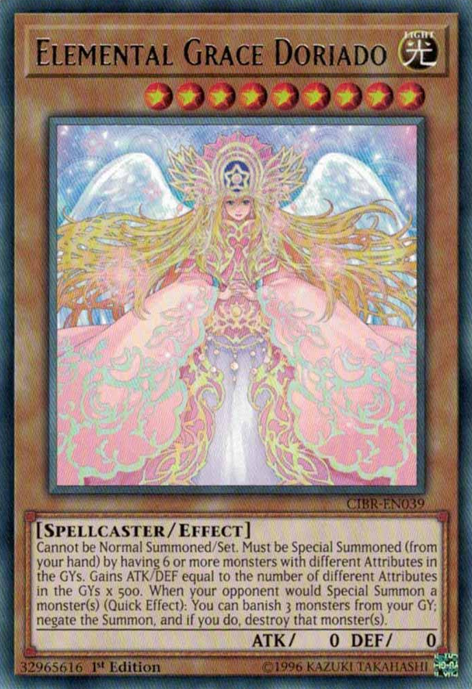 Elemental Grace Doriado - CIBR-EN039 - Rare - 1st Edition