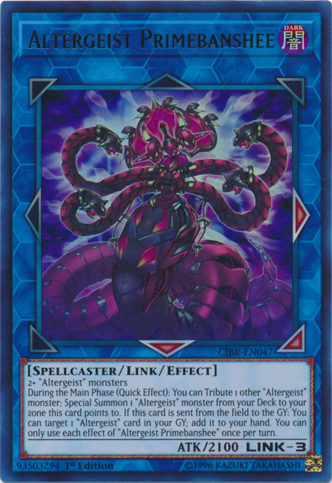 Altergeist Primebanshee - CIBR-EN047 - Ultra Rare - 1st Edition