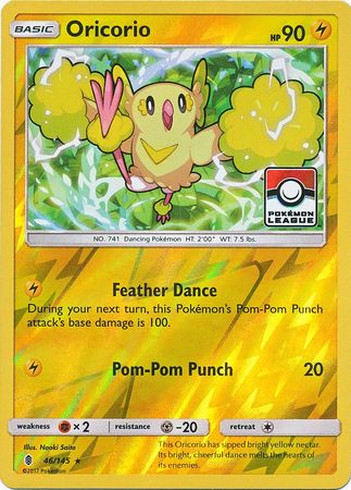 Oricorio - 46/145 - Pokemon League Promo