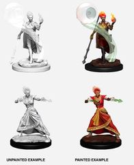 D&D Nolzur's Marvelous Miniatures: Fire Genasi Female Wizard