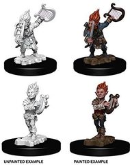 Pathfinder Battles Unpainted Minis - Gnome Male Bard