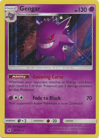 Gengar - 38/111 - Holo Rare