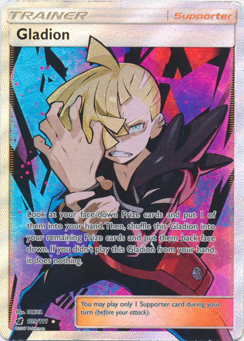 Gladion Full Art Ultra Rare - 109/111