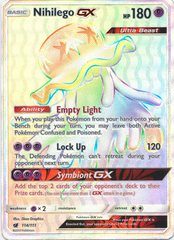 Nihilego GX - 114/111 - Secret Rare