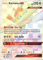 Kartana GX - 117/111 - Secret Rare