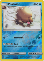 Piloswine - 20/111 - Uncommon - Reverse Holo