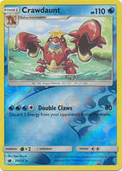 Crawdaunt - 25/111 - Rare - Reverse Holo