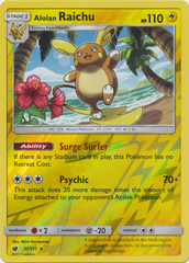 Alolan Raichu - 31/111 - Rare - Reverse Holo