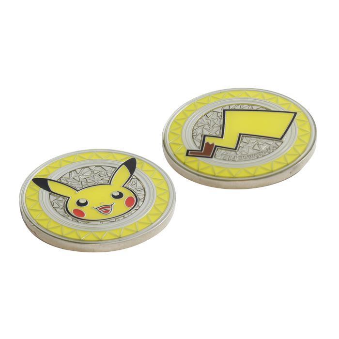 Pokemon - Premium Trainers XY Collection Metal Pikachu Coin