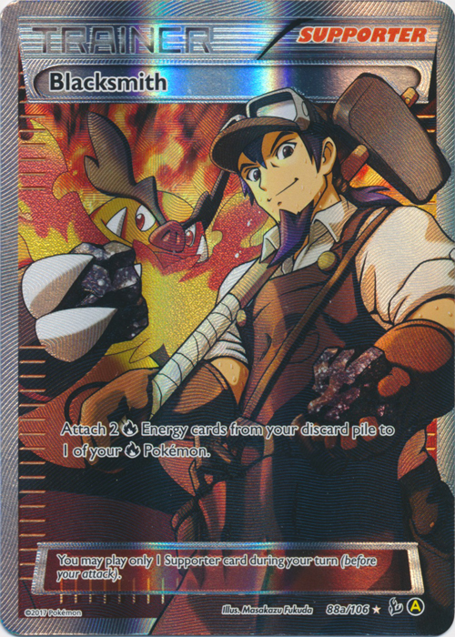 Blacksmith (Alt Art) - 88a/106 - Premium Trainers XY Collection