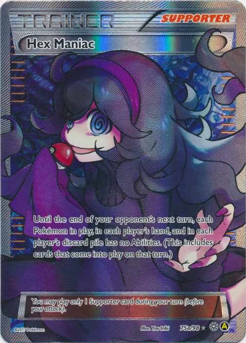 Hex Maniac (Alt Art) - 75a/98 - Premium Trainers XY Collection