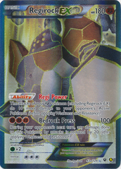 Regirock-EX (Alt Art) - 43a/124 - Premium Trainer's XY Collection