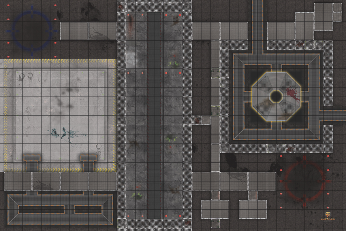 GameMats.Com Gamma Station Battle Mat 6x4