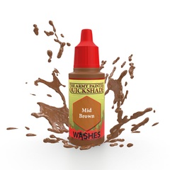 Warpaints Quick Shade: Mid Brown Ink 18ml