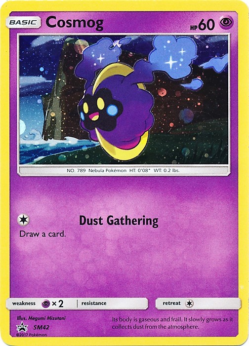 cosmog pokemon card 081/SM-P Common Retreat cost Cosmog Promo Pokemon TCG Live