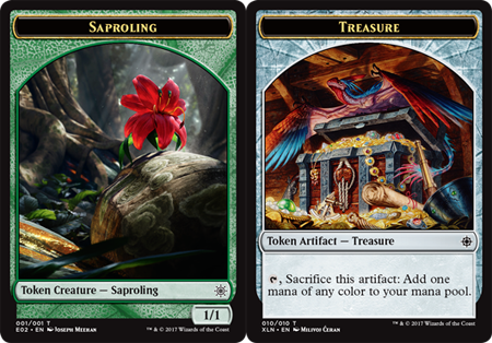 Saproling Token // Treasure Token (010)