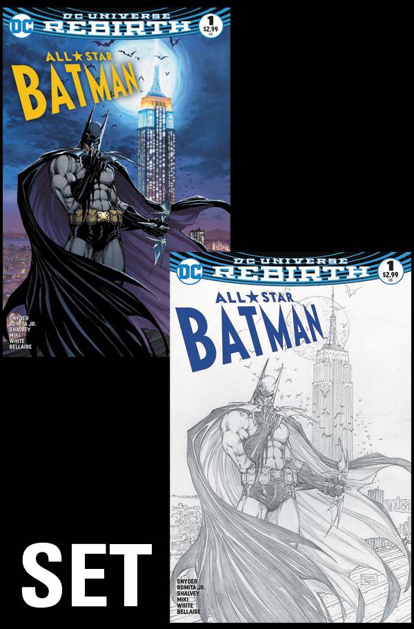 All Star Batman #1 Aspen B&W Var Set (STL067504)