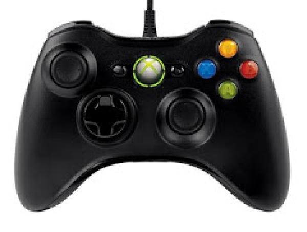 Black Xbox 360 Wired Controller Used