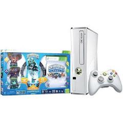 Xbox 360 Slim Console 4GB White Skylanders Bundle