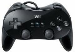 Black Wii Classic Controller Pro