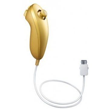Gold Wii Nunchuk Controller