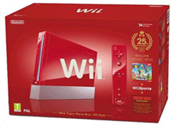 Red Nintendo Wii System