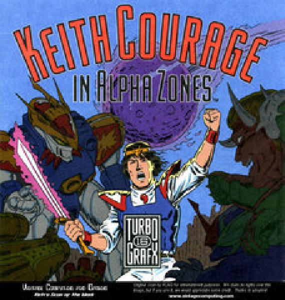 Keith Courage in Alpha Zones