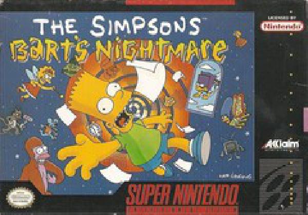 The Simpsons Barts Nightmare