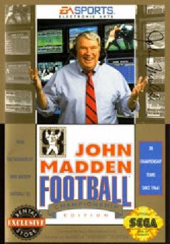 John Madden Football 93 Championship Edition
