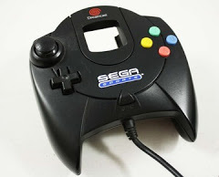 Black Sega Dreamcast Controller