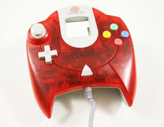 Red Sega Dreamcast Controller