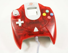 Red Sega Dreamcast Controller