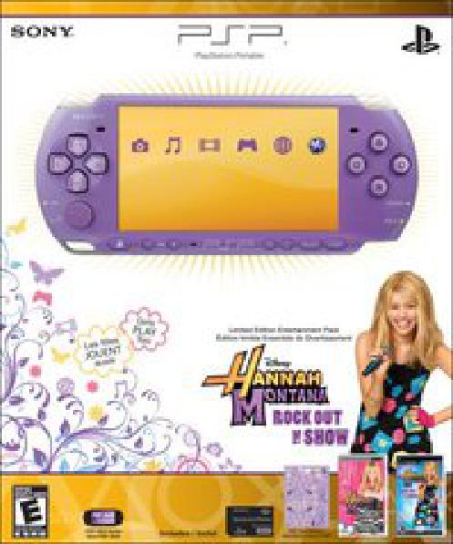 PSP 3000 Limited Edition Hanna Montana Version PSP 3000 Limited Edition Hanna Montana Version