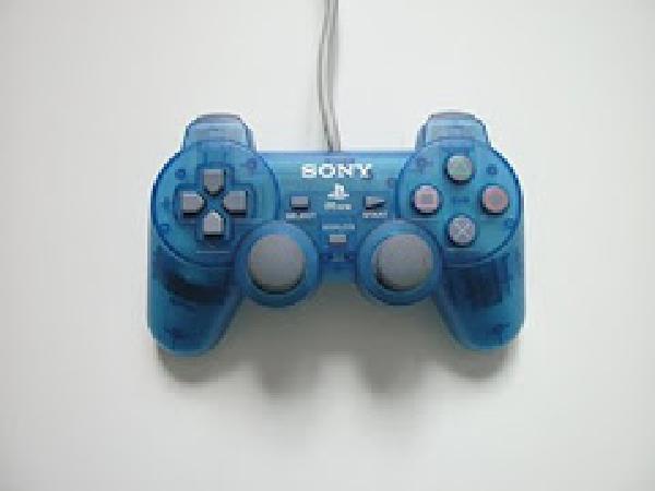 Blue Dual Shock Controller Blue Dual Shock Controller