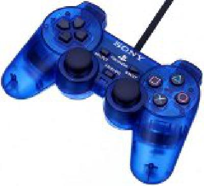 Blue Dual Shock Controller Blue Dual Shock Controller