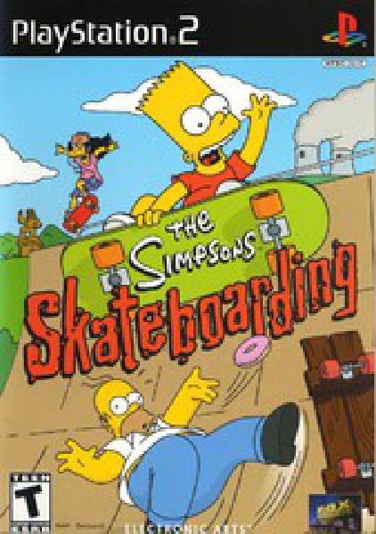 The Simpsons Skateboarding