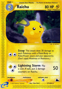 Raichu - 27/144 - Rare