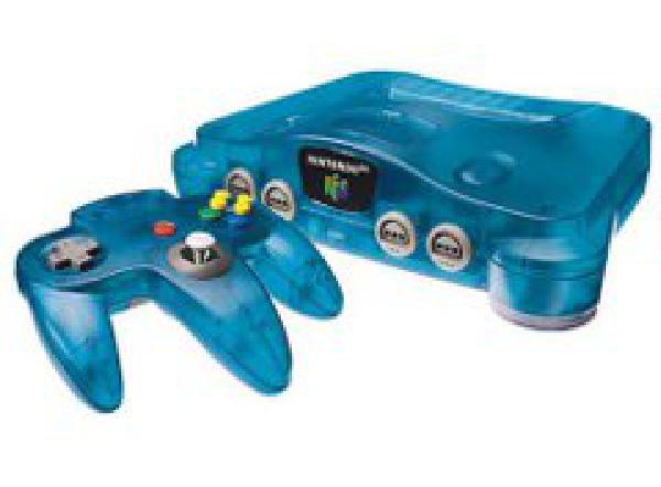 Funtastic Ice Blue Nintendo 64 System