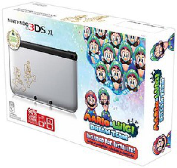 Nintendo 3DS Silver Mario & Luigi Limited Edition Nintendo 3DS Silver Mario & Luigi Limited Edition