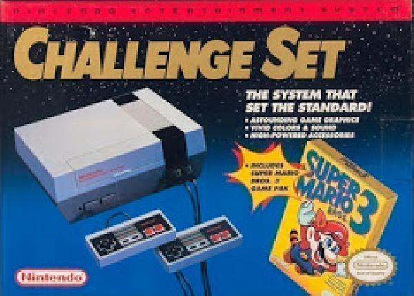 Nintendo NES Challenge Set Console Nintendo NES Challenge Set Console