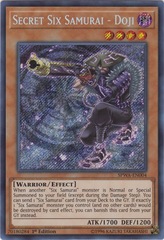 Secret Six Samurai - Doji - SPWA-EN004 - Secret Rare - 1st Edition