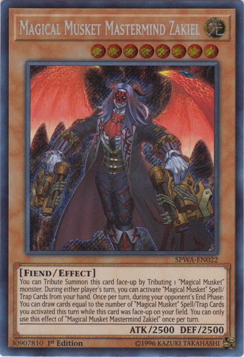 Le cerveau du mousquet magique Zakiel - SPWA-EN022 - Secret Rare - 1ere edition // Spirit Warriors - SPWA