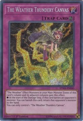 The Weather Thundery Canvas - SPWA-EN040 - Secret Rare - 1st Edition