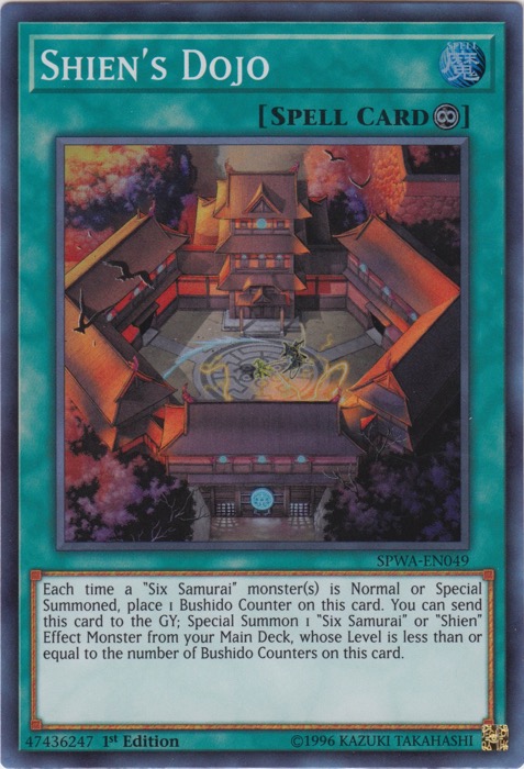 Shiens Dojo - SPWA-EN049 - Super Rare - 1st Edition