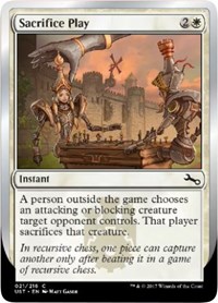 Sacrifice Play - Foil