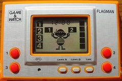 Game & Watch: Flagman (Single Screen - Silver Series)